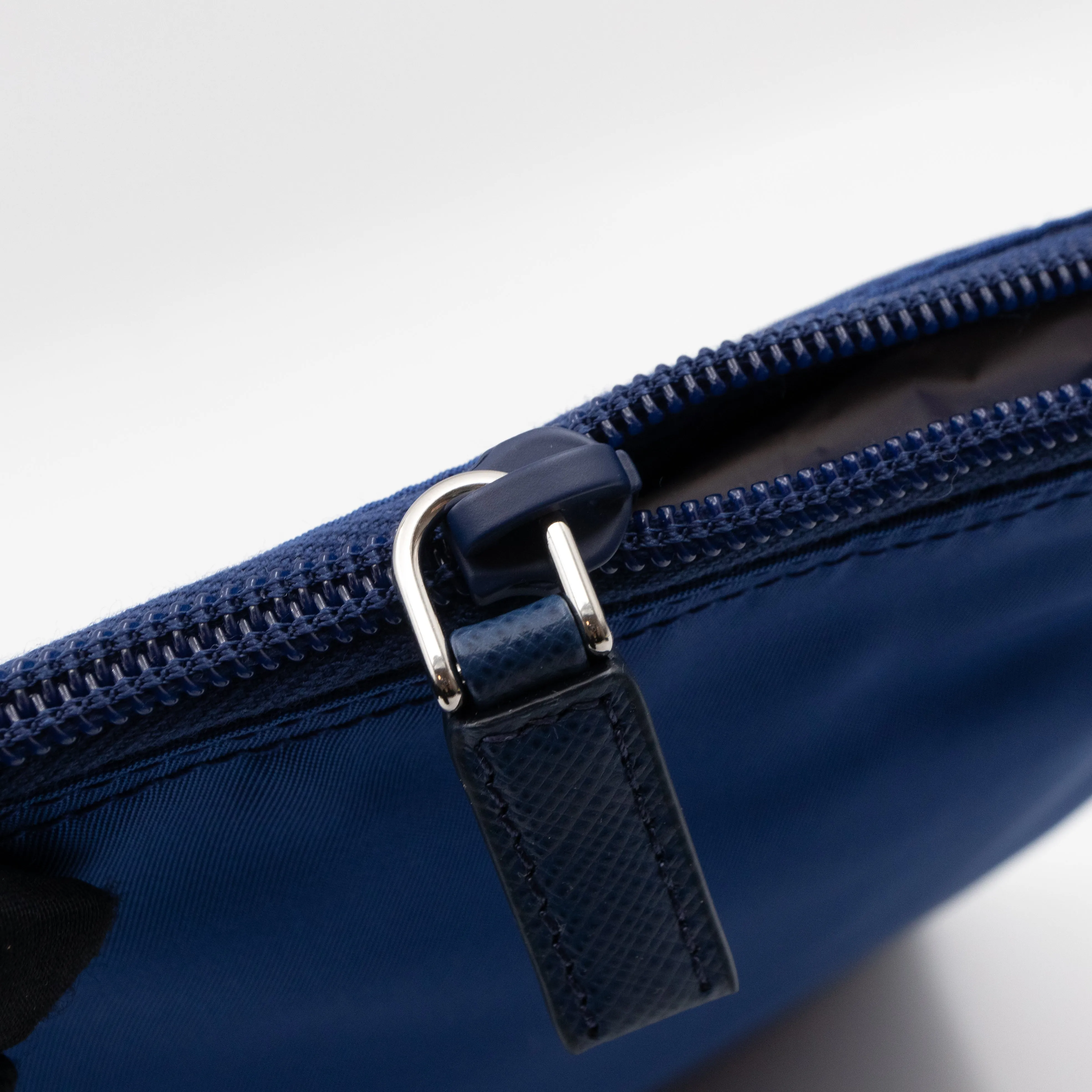 Small Messenger Blue Tessuto Nylon
