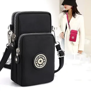 Small Shoulder Bag Nylon Women Mobile Phone Bag Mini Female Messenger