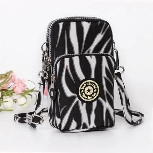 Small Shoulder Bag Nylon Women Mobile Phone Bag Mini Female Messenger