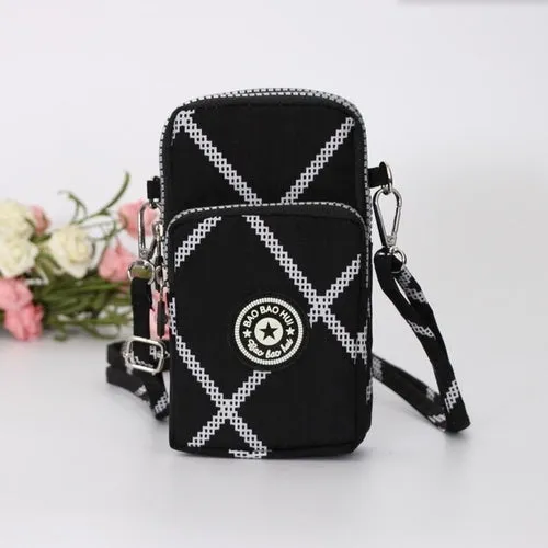 Small Shoulder Bag Nylon Women Mobile Phone Bag Mini Female Messenger