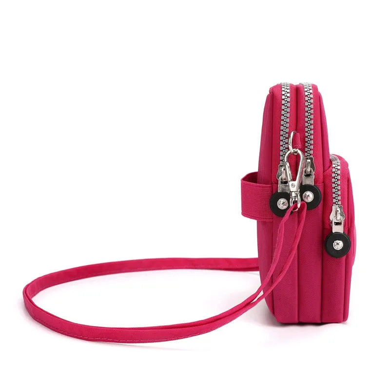 Small Shoulder Bag Nylon Women Mobile Phone Bag Mini Female Messenger