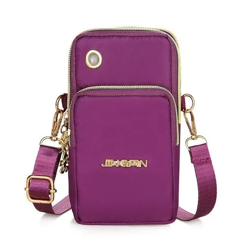 Small Shoulder Bag Nylon Women Mobile Phone Bag Mini Female Messenger