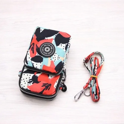 Small Shoulder Bag Nylon Women Mobile Phone Bag Mini Female Messenger
