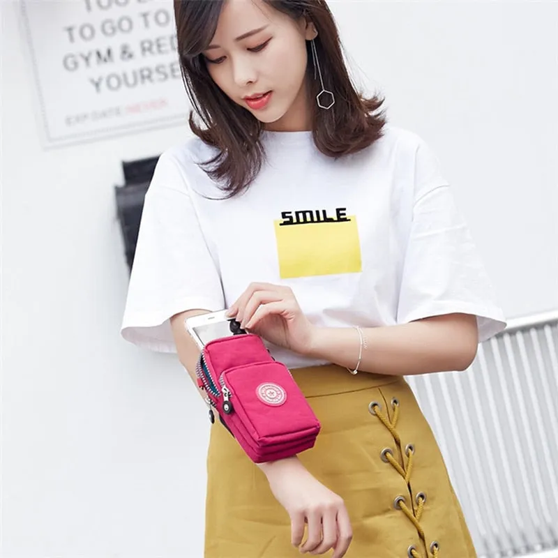 Small Shoulder Bag Nylon Women Mobile Phone Bag Mini Female Messenger