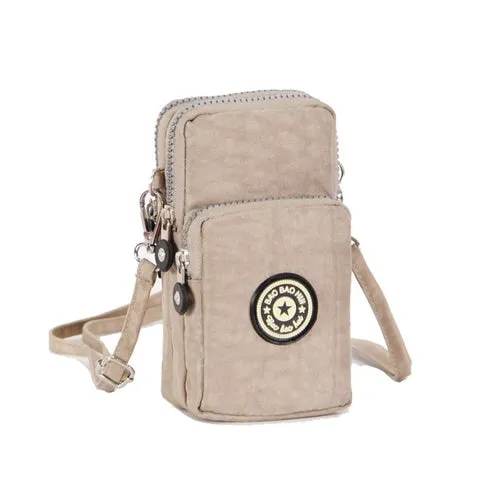 Small Shoulder Bag Nylon Women Mobile Phone Bag Mini Female Messenger