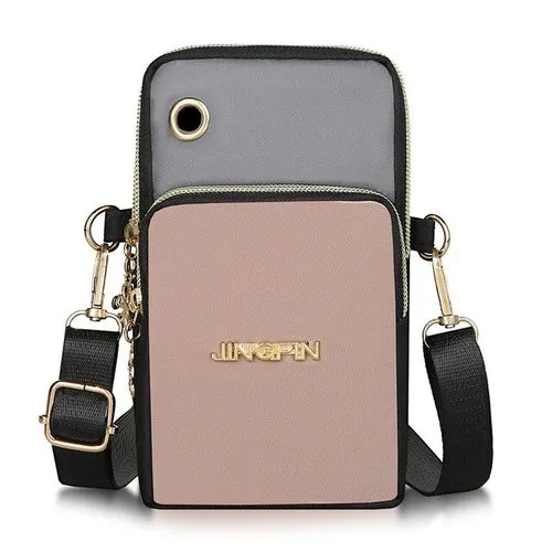 Small Shoulder Bag Nylon Women Mobile Phone Bag Mini Female Messenger