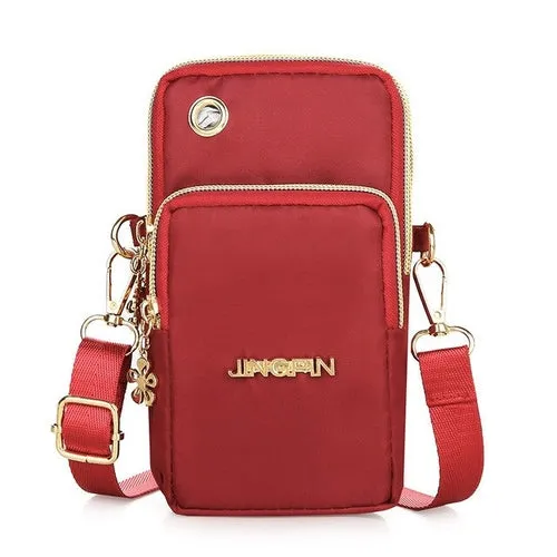 Small Shoulder Bag Nylon Women Mobile Phone Bag Mini Female Messenger