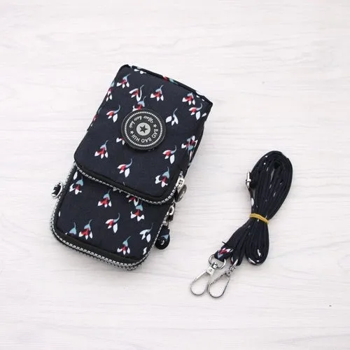 Small Shoulder Bag Nylon Women Mobile Phone Bag Mini Female Messenger