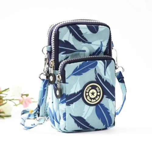 Small Shoulder Bag Nylon Women Mobile Phone Bag Mini Female Messenger