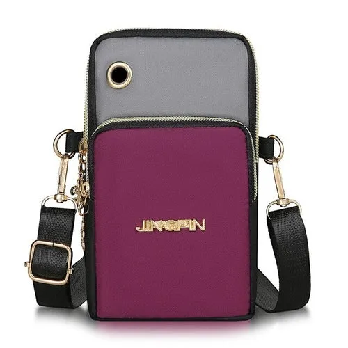 Small Shoulder Bag Nylon Women Mobile Phone Bag Mini Female Messenger