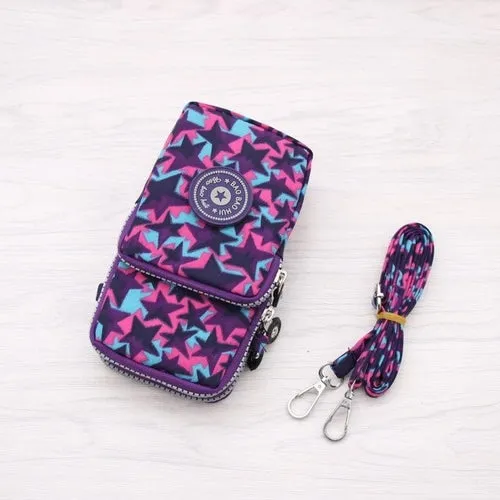 Small Shoulder Bag Nylon Women Mobile Phone Bag Mini Female Messenger