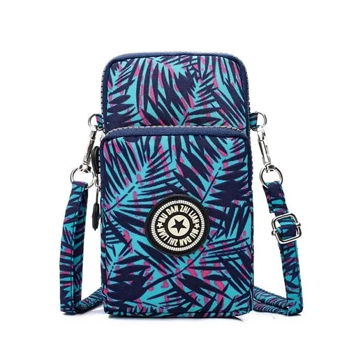 Small Shoulder Bag Nylon Women Mobile Phone Bag Mini Female Messenger