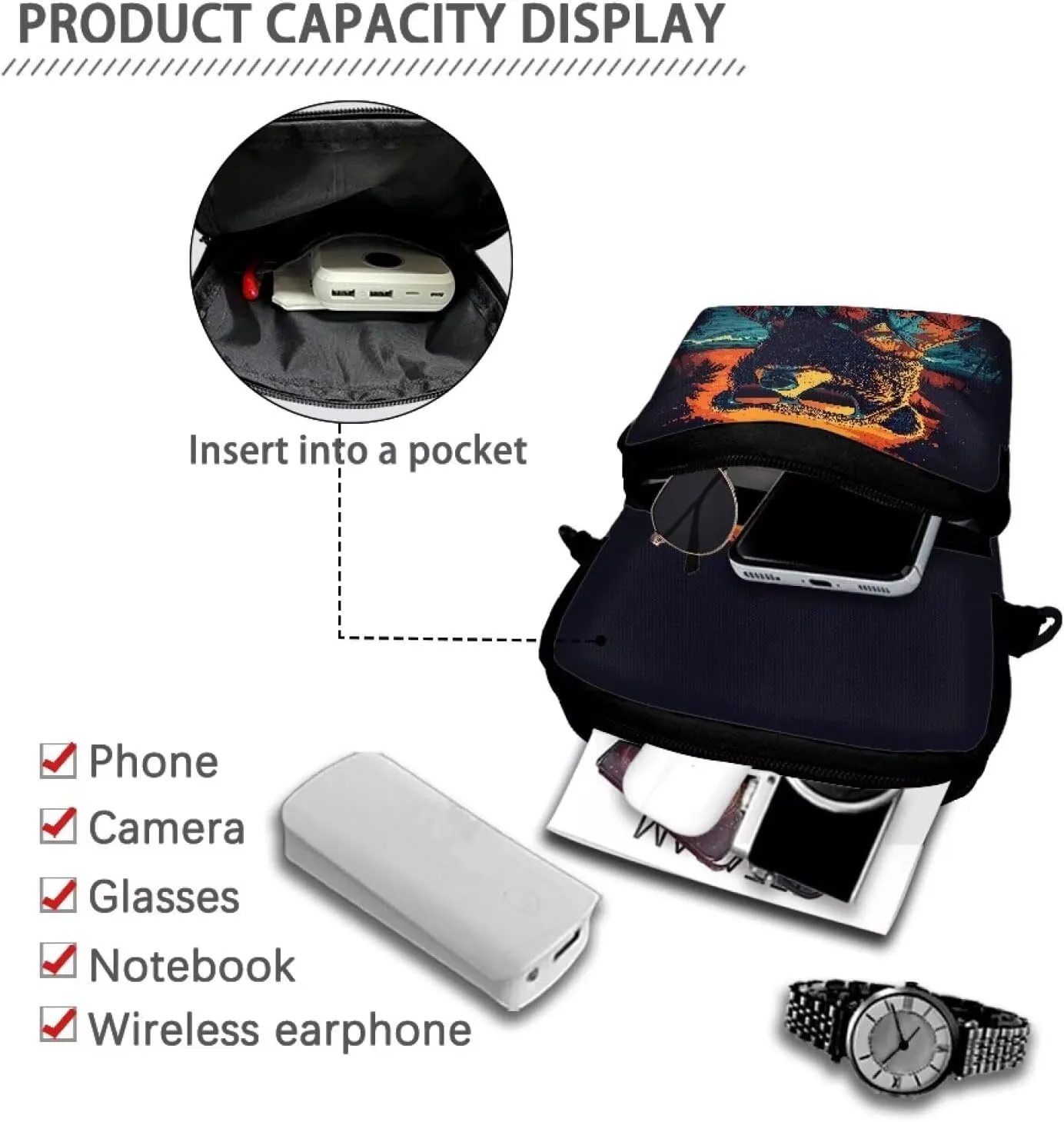 Small Small Messenger for Women Men Crossbody Bags Handbags Purses Fanny Pack Wallet Bag Coin Purse Backpack