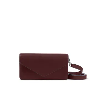 Small Willow Envelope Crossbody Bordeaux
