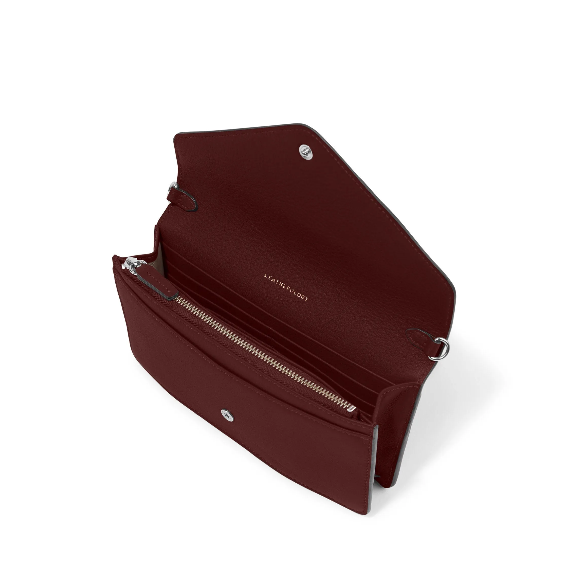Small Willow Envelope Crossbody Bordeaux