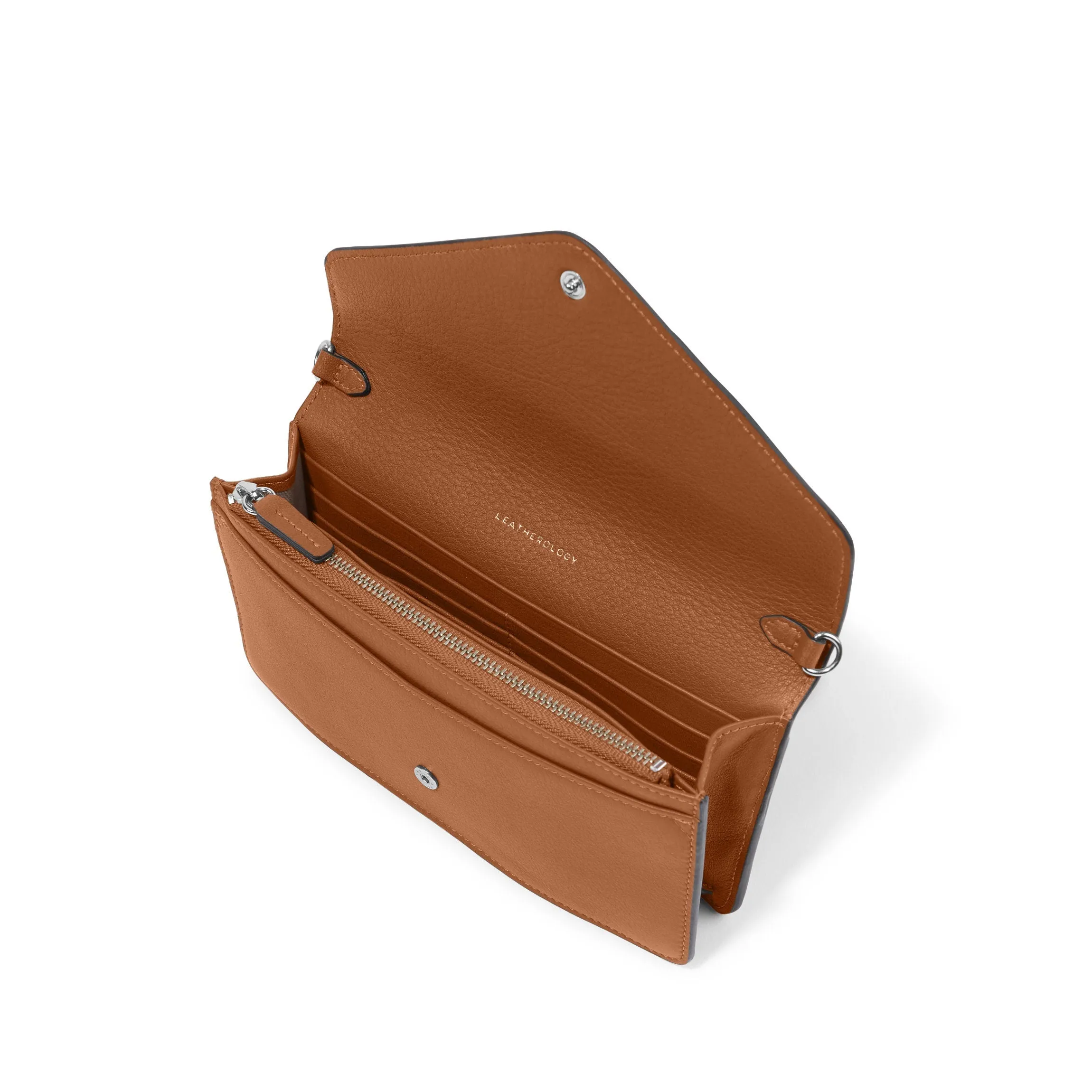 Small Willow Envelope Crossbody Cognac
