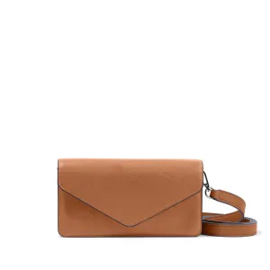 Small Willow Envelope Crossbody Cognac