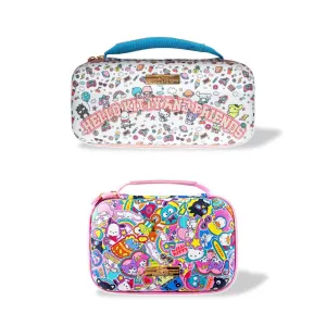 Sonix x Sanrio Nintendo Switch 1 Carrying Case (Hello Kitty and Friends College Letters)   GameCard Case (Hello Kitty and Friends Stickers)