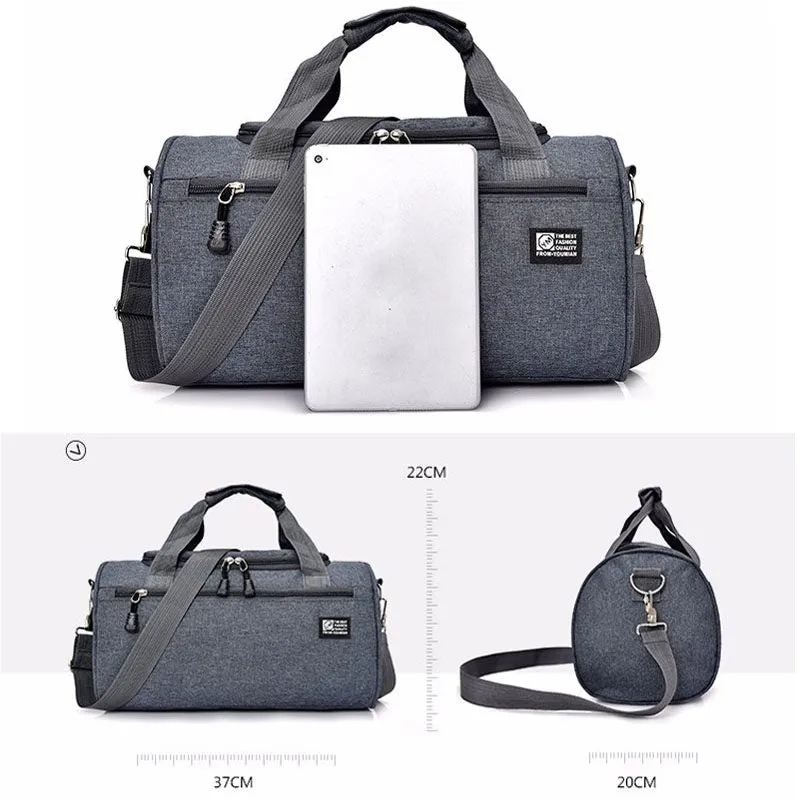 Sports Bags For Gym Waterproof Cylinder One Shoulder Outdoor Sport bag