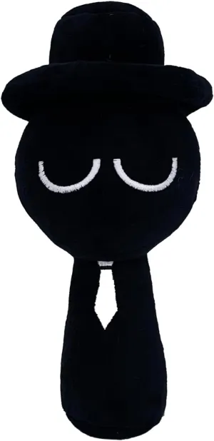 Sprunki Game Plush, Sprunki Toys Plush,Soft Stuffed Animal Pillow Doll Christmas Birthday Gifts for Adult Kids(Black)