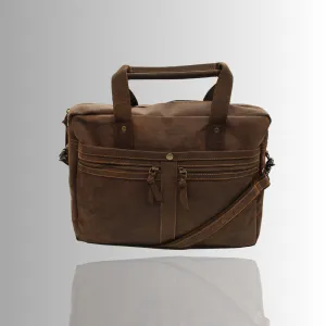 St Tropez Leather Laptop Bag