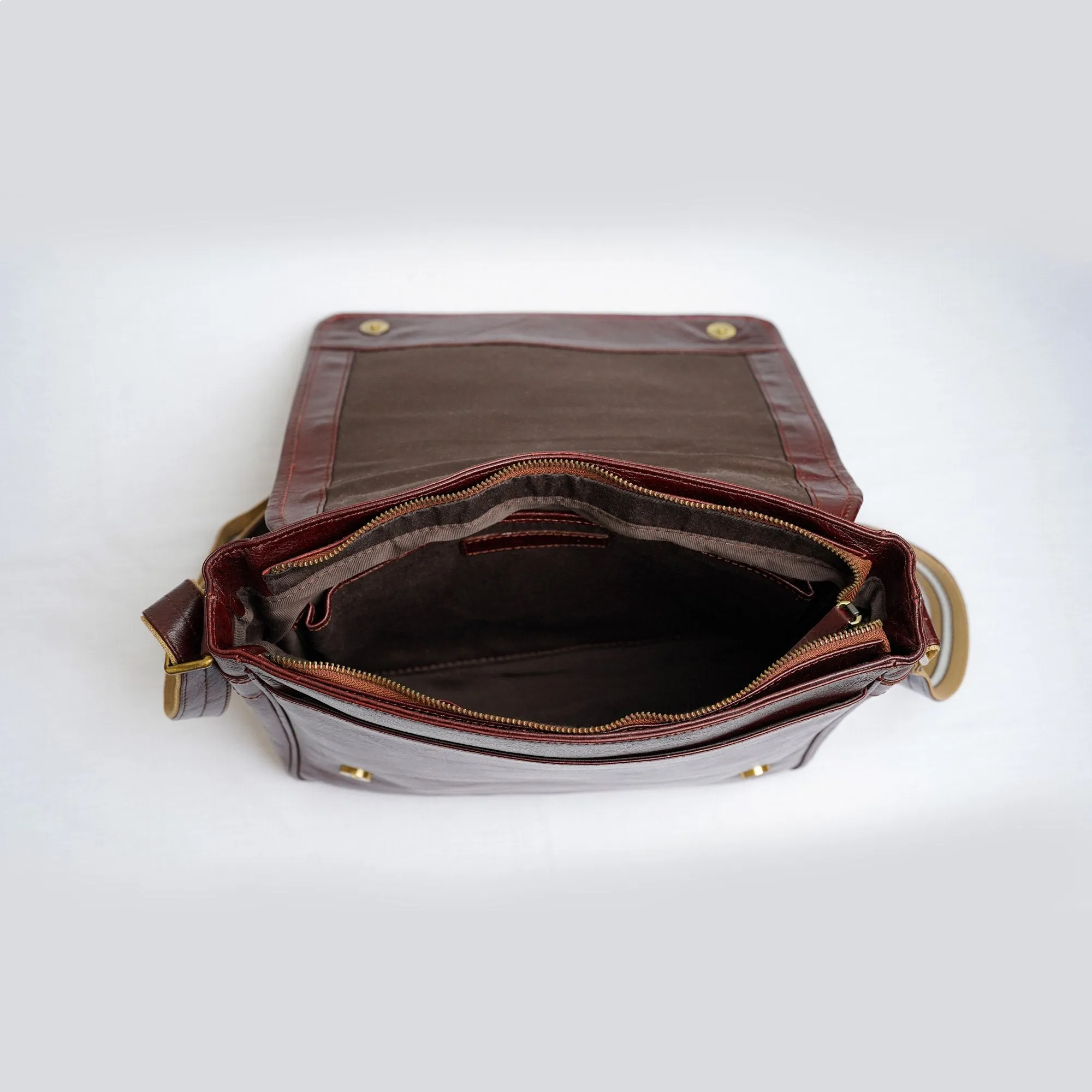 Stevie Unisex Executive Bag - Burgundy