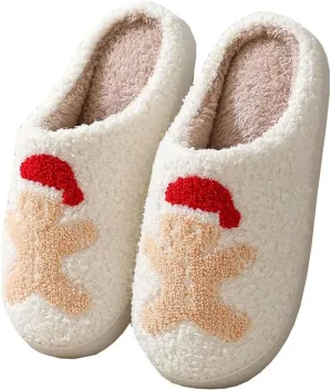Strawberry Cotton Slippers - Cherry, Love Heart, Cowboy Boot, Fox Cat Designs - Women's Men's Vintage Memory Foam Indoor Household Cloud Slip-On
