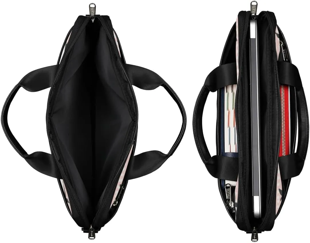 Strawberry Laptop Bag for Women Men 13-15 Inch Computer Briefcase Bag Lightweight Notebook Shoulder Messenger Bag