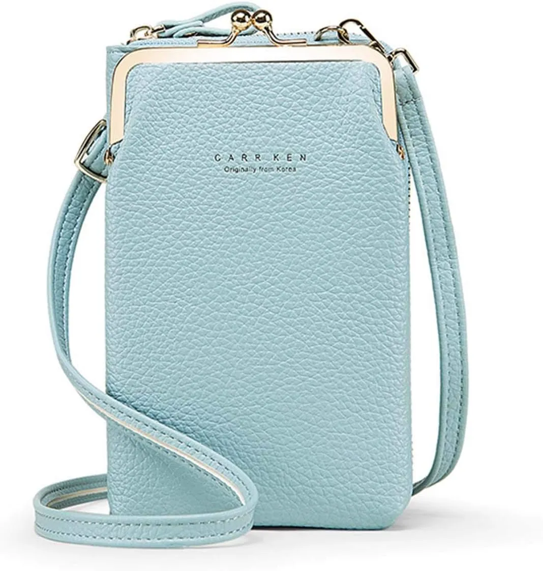SUMGOGO Womens Crossbody Bag Cell Phone Shoulder Purse Card Wallet Handbag Satchel