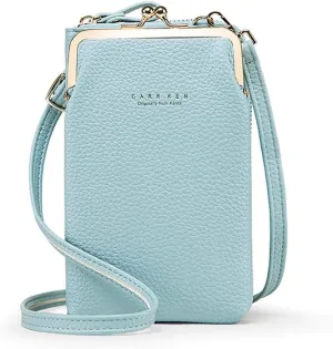 SUMGOGO Womens Crossbody Bag Cell Phone Shoulder Purse Card Wallet Handbag Satchel
