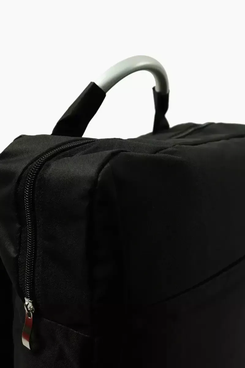 Synthetic Fabric Laptop Bags for Unisex - Black