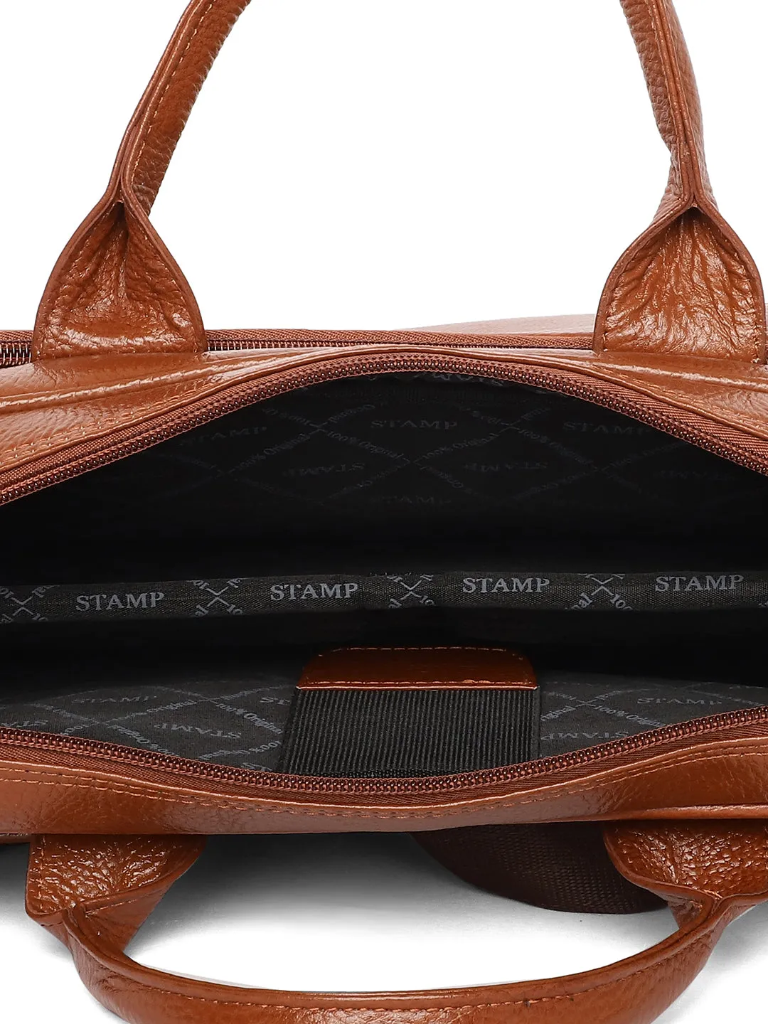 Tan Leather Laptop / Office Bags ZP12110