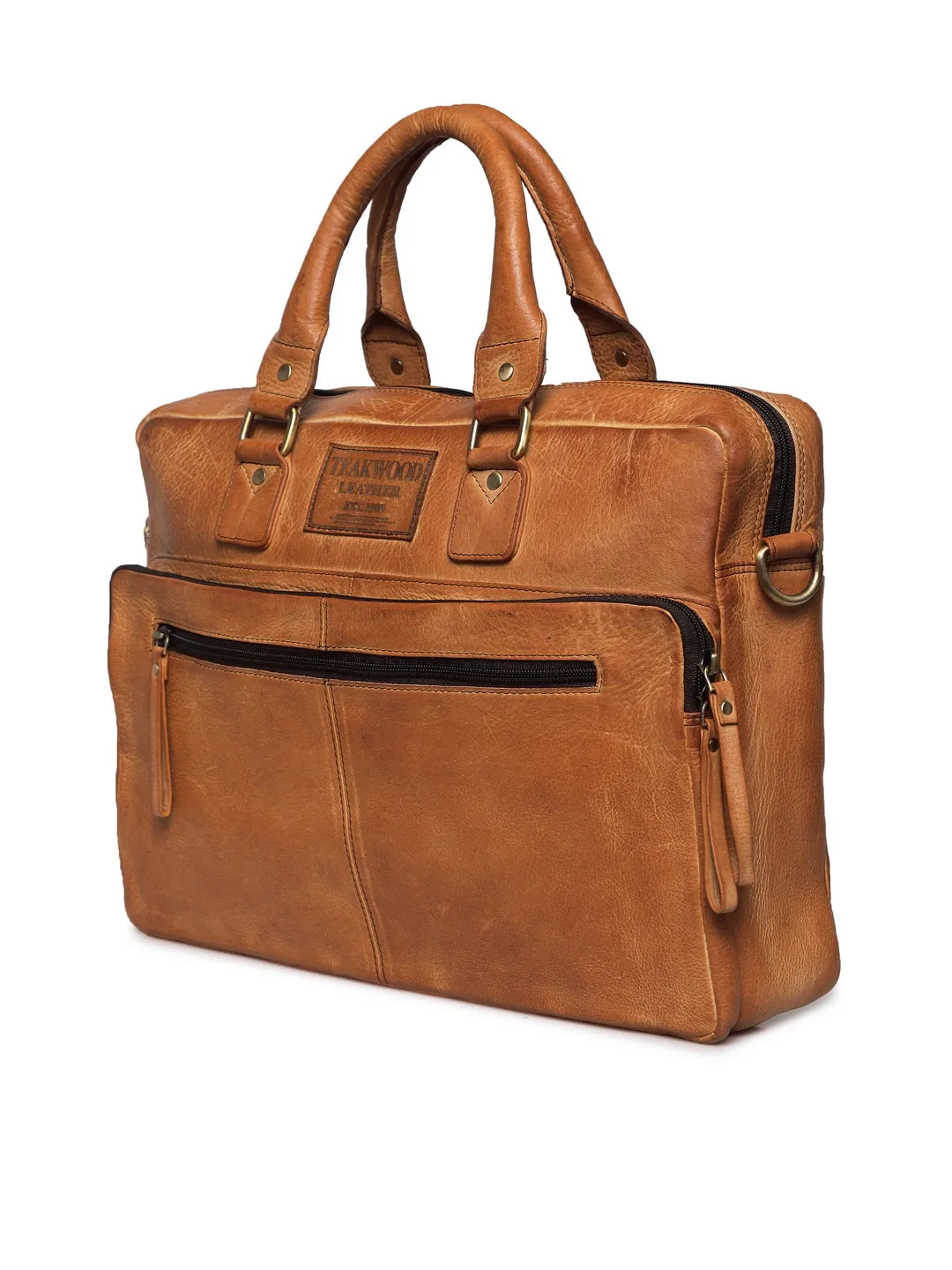 Teakwood Genuine Leather Laptop bag