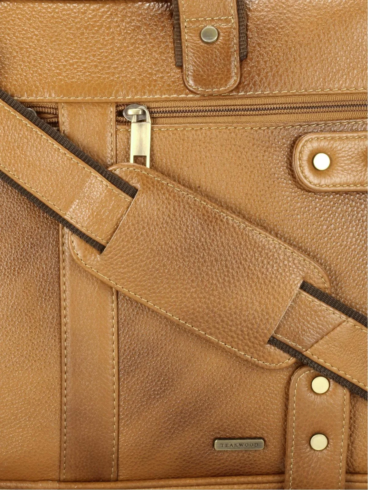 Teakwood Genuine Leather Unisex Bag