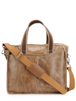 Teakwood Genuine Leather Unisex Bag