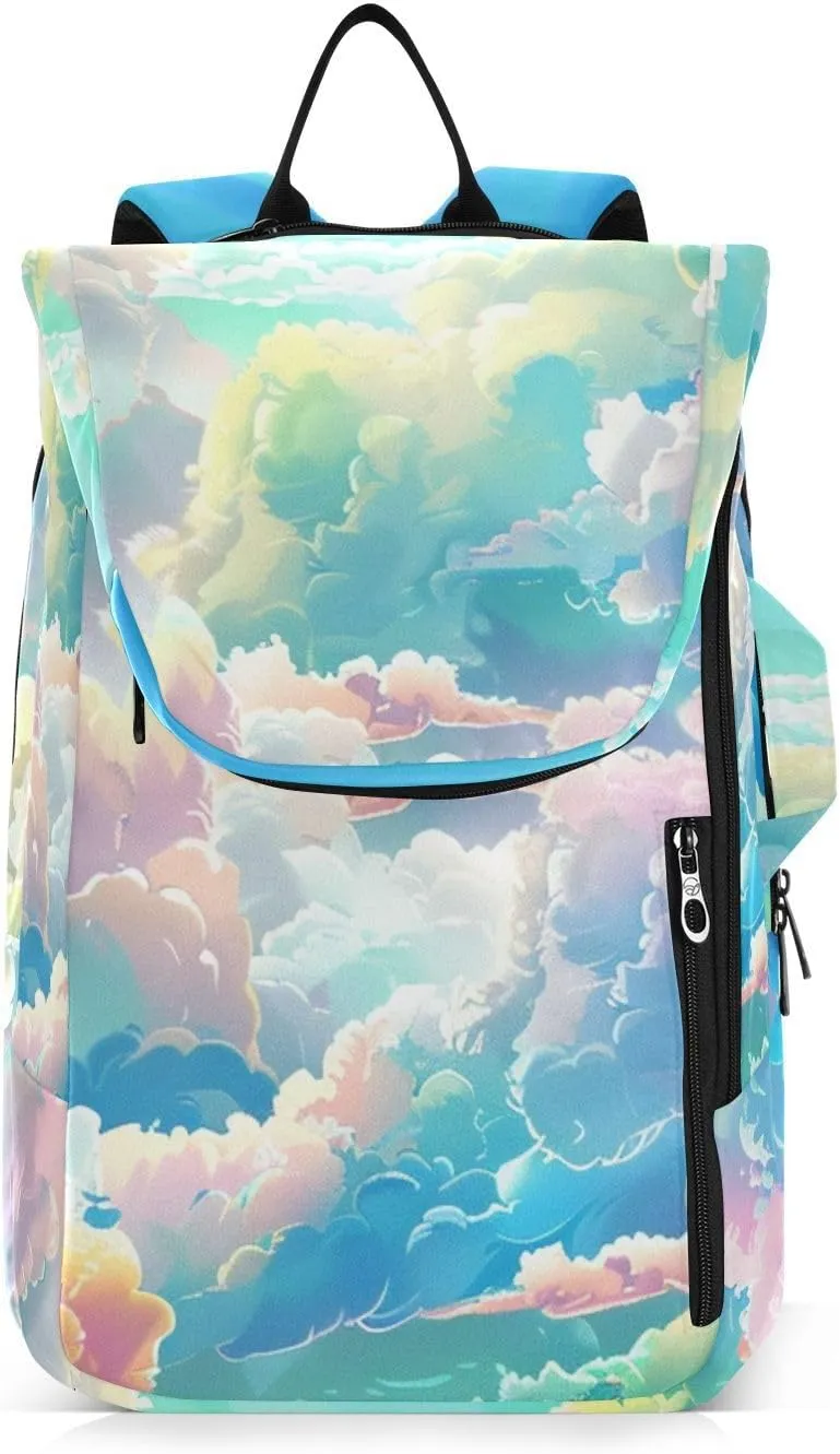 Tennis Bag Tennis Backpack for Women Men, Tennis Bag Holds 2 Rackets, Pickleball Paddles Balls, Badminton Squash, Cloud (11)
