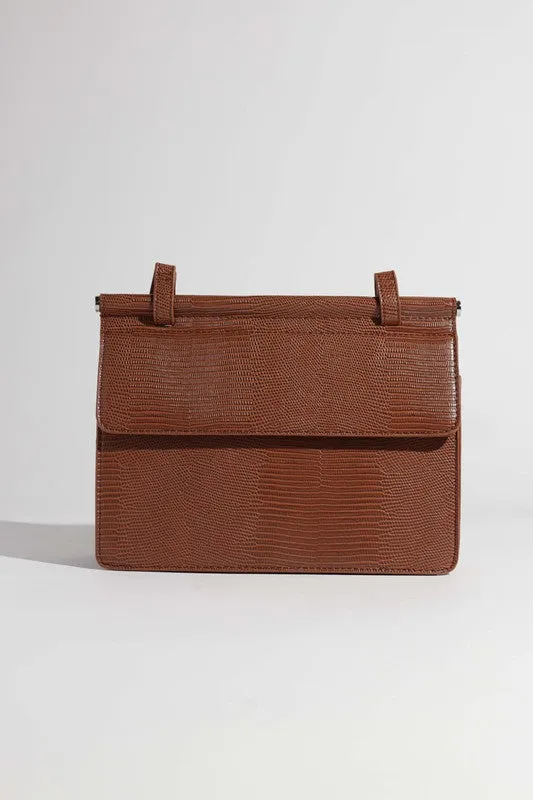TEXTURED PU LEATHER FASHION BAG