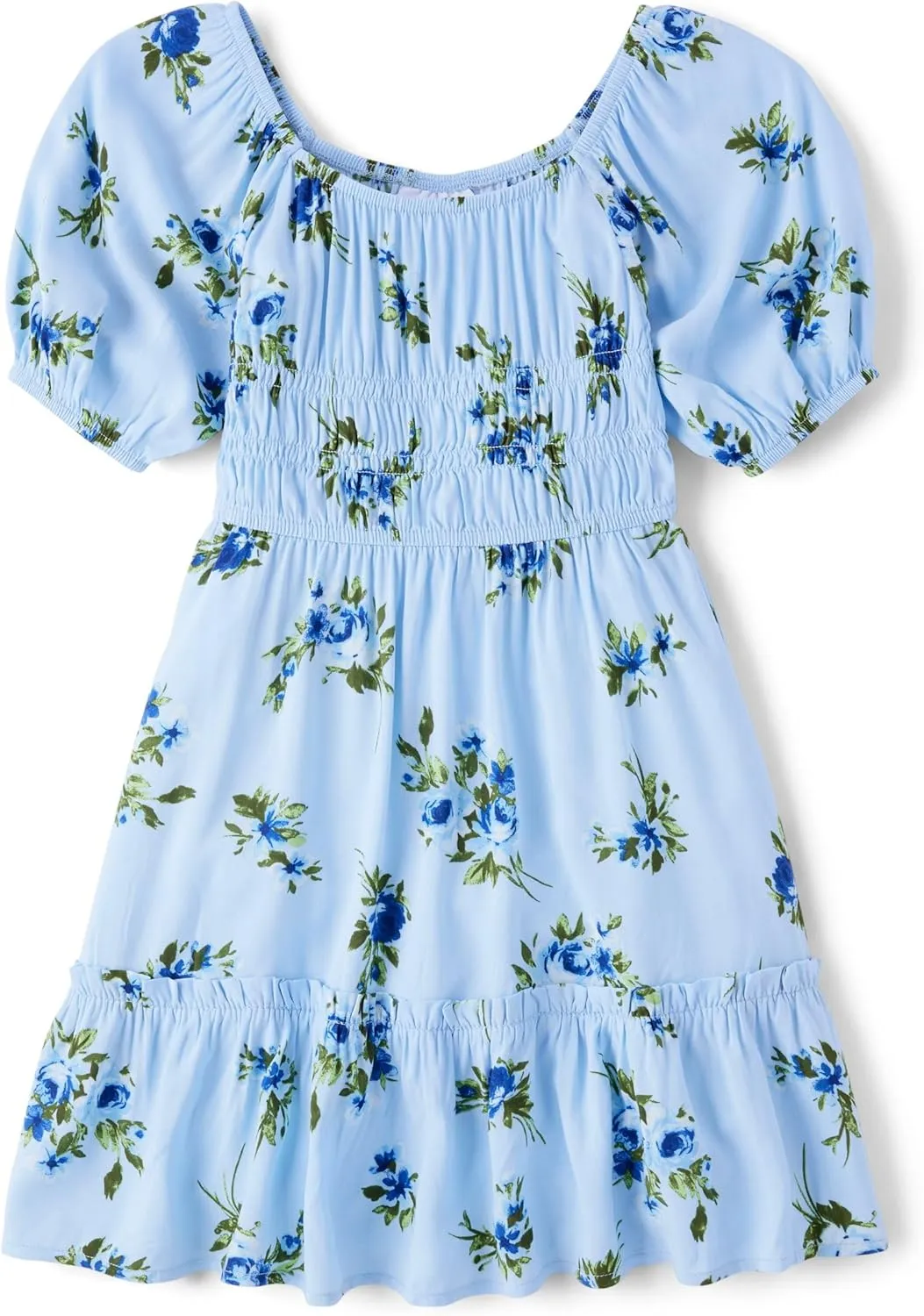 The Children's Place Girls' Short Sleeve Smocked Summer Dresses