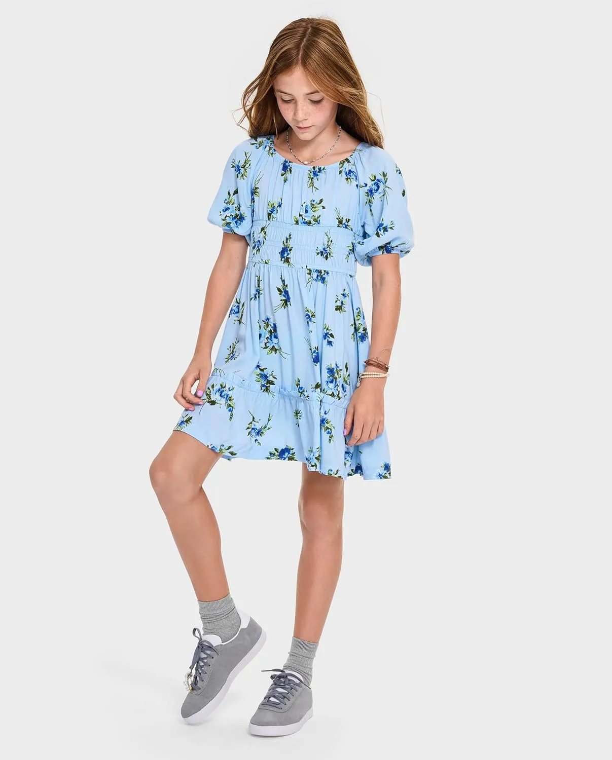 The Children's Place Girls' Short Sleeve Smocked Summer Dresses