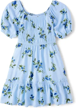 The Children's Place Girls' Short Sleeve Smocked Summer Dresses