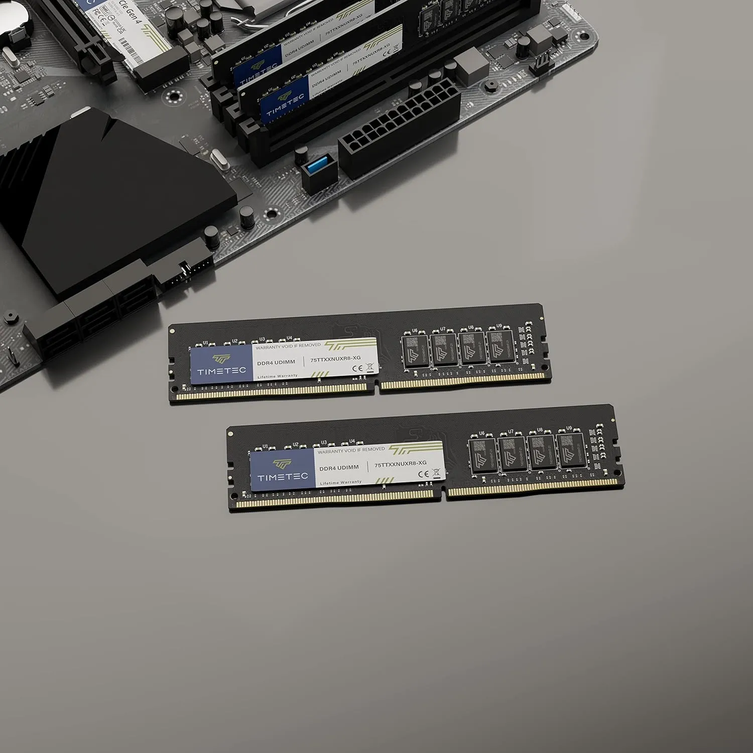 Timetec 32GB KIT(2x16GB) DDR4 2400MHz PC4-19200 Non-ECC Unbuffered 1.2V CL17 2Rx8 Dual Rank 288 Pin UDIMM Desktop PC Computer Memory RAM Module Upgrade (32GB KIT(2x16GB))