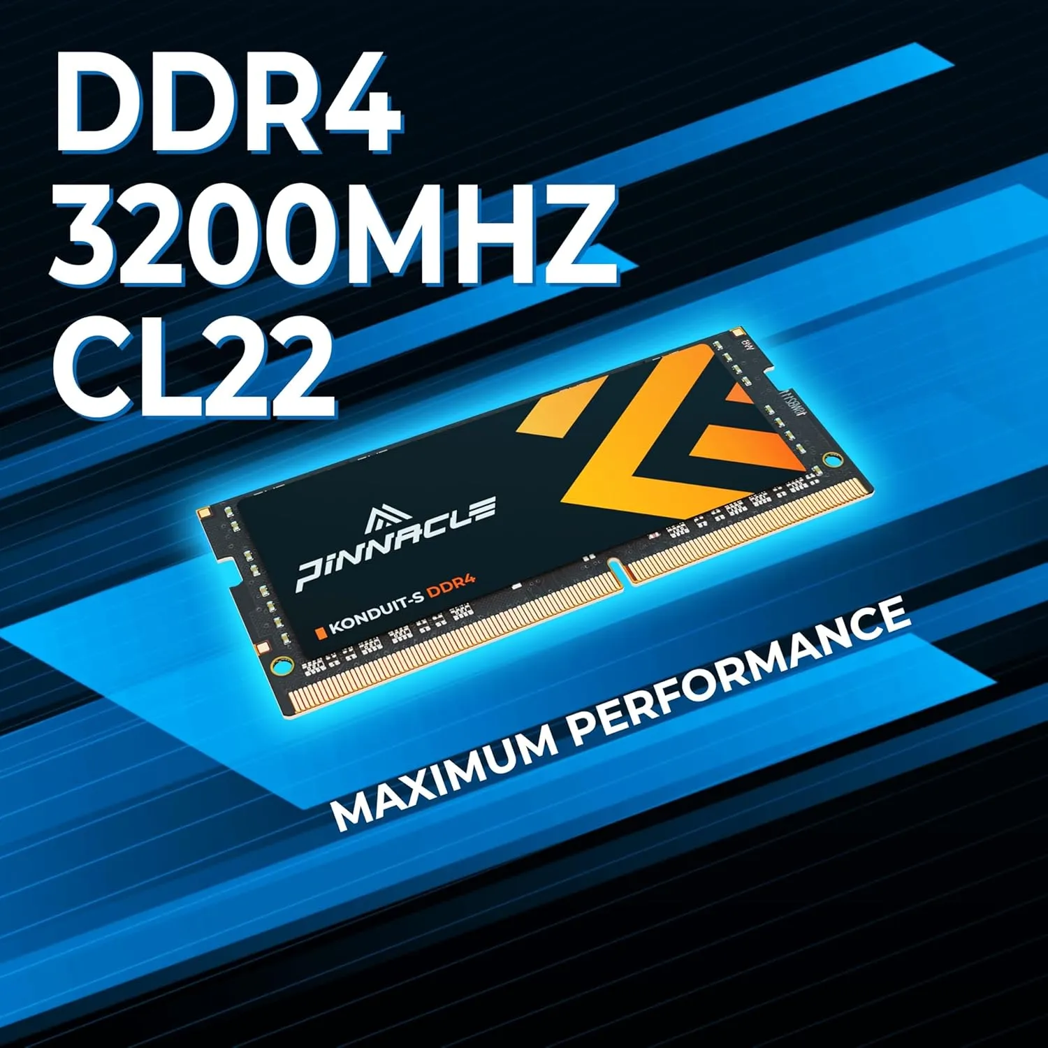 Timetec Pinnacle 32GB KIT(2x16GB) DDR4 3200MHz (or 2933MHz or 2666MHz) PC4-25600 Non-ECC Unbuffered 1.2V CL22 2Rx8 Dual Rank 260 Pin SODIMM Laptop Notebook PC Computer Memory RAM Module Upgrade