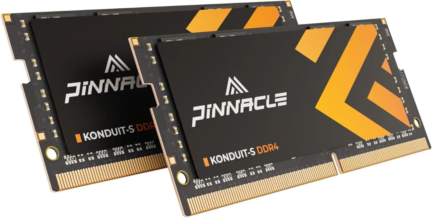 Timetec Pinnacle 32GB KIT(2x16GB) DDR4 3200MHz (or 2933MHz or 2666MHz) PC4-25600 Non-ECC Unbuffered 1.2V CL22 2Rx8 Dual Rank 260 Pin SODIMM Laptop Notebook PC Computer Memory RAM Module Upgrade