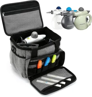 TMEOIIPY Storage Bag Compatible with Bissell SteamShot Hard Surface Steam Cleaner 39N7V/39N7A, Handheld Steam Cleaner and Attachments Organizer, Ideal Carrying Case for Steam Shot(Bag Only)