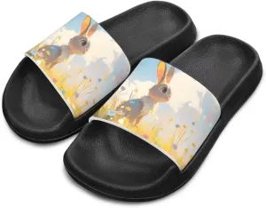 Toddler Active Boys Slides Comfortable Slip-On Kids Sandals Unisex Slides for Indoor and Outdoor Sporty Slides Beach Pool