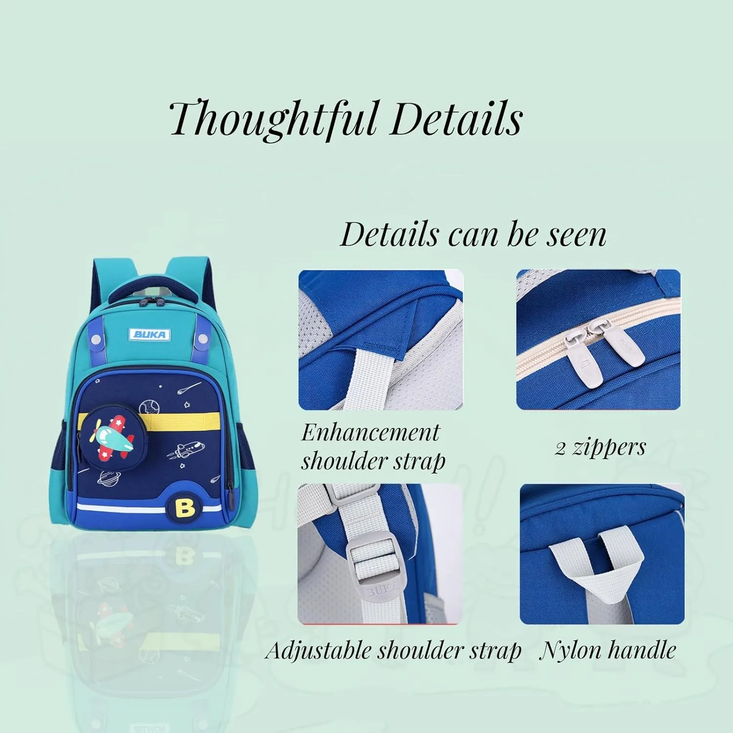 Toddler backpack for Kids 3-5, Kindergarten Girls Boys Backpack, Preschool Cute Backpack