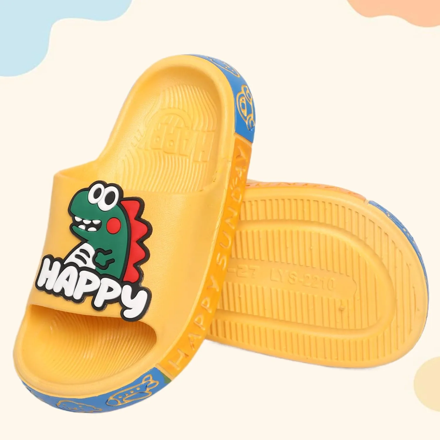 Toddler Little Kids Slides Sandals Girls Boys Cloud Slides Animal Quick Dry Beach Slides Pool Shower Flip Flops Slippers Cute Cartoon Summer Outdoor Shoes