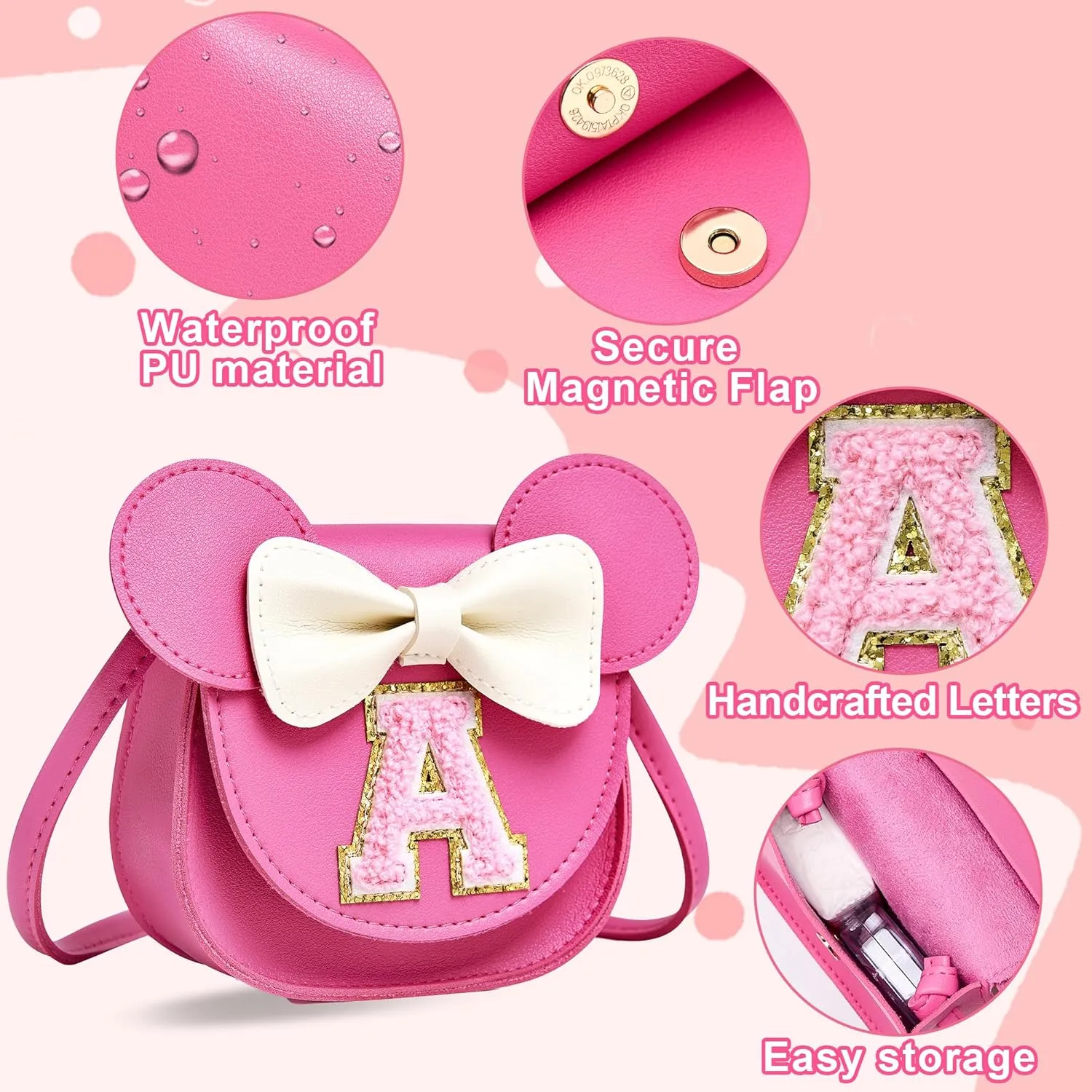 Toddler Purse Gifts for Girls, Little Girl Purse Kids Wallet Crossbody Bag Birthday Gifts for 3-8 Year Old Girl