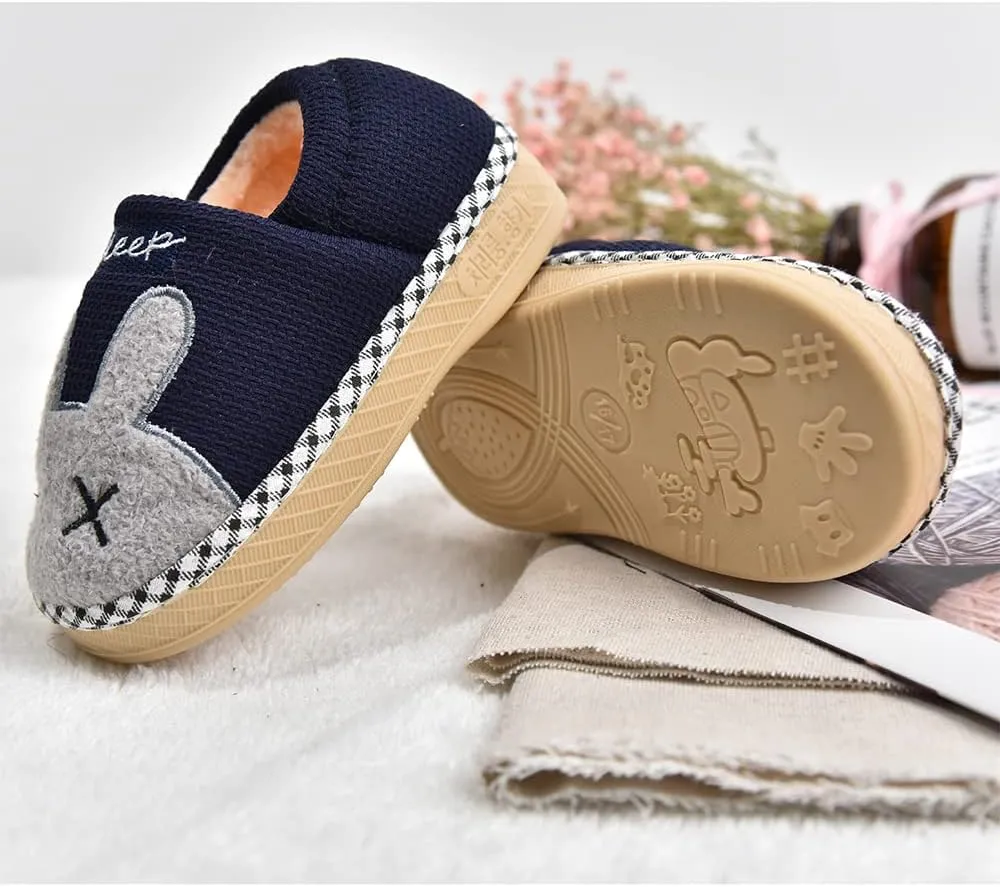 Toddler Slippers Boys Girls House Shoes Little Kids Home Indoor Bedroom Cute Warm Winter Slipper
