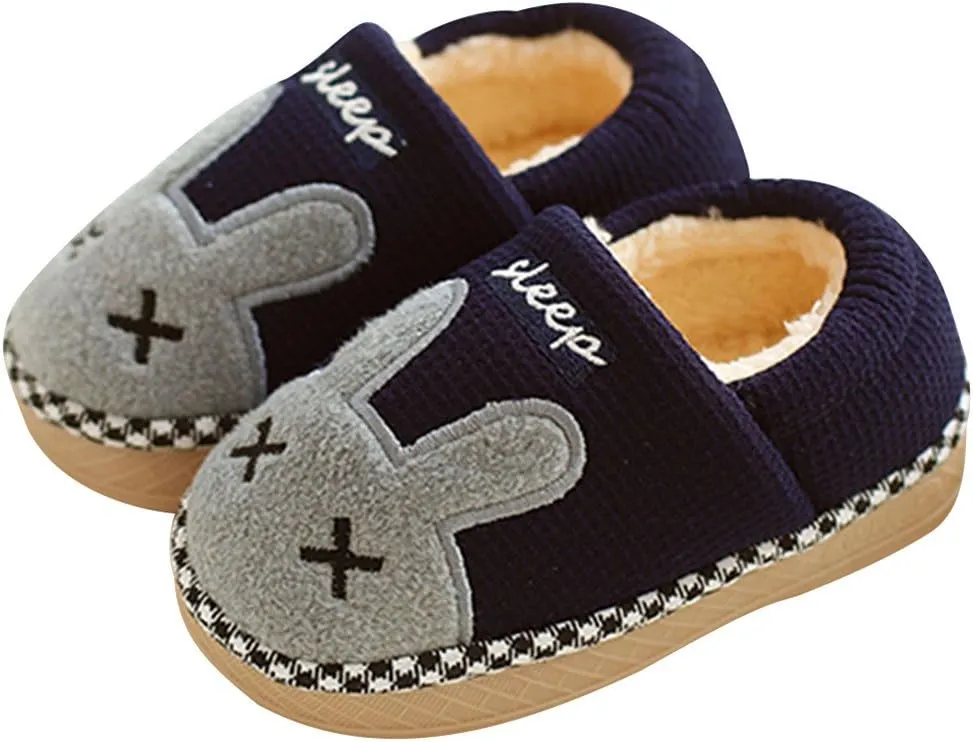 Toddler Slippers Boys Girls House Shoes Little Kids Home Indoor Bedroom Cute Warm Winter Slipper
